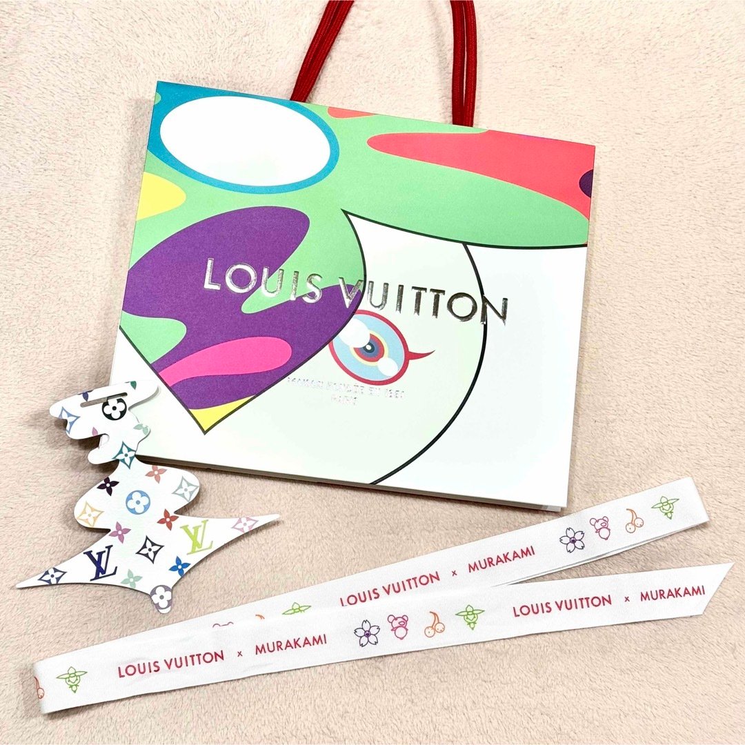 美品】LOUIS VUITTON ルイヴィトン 紙袋 ショッパー 村上隆コラボ 美品