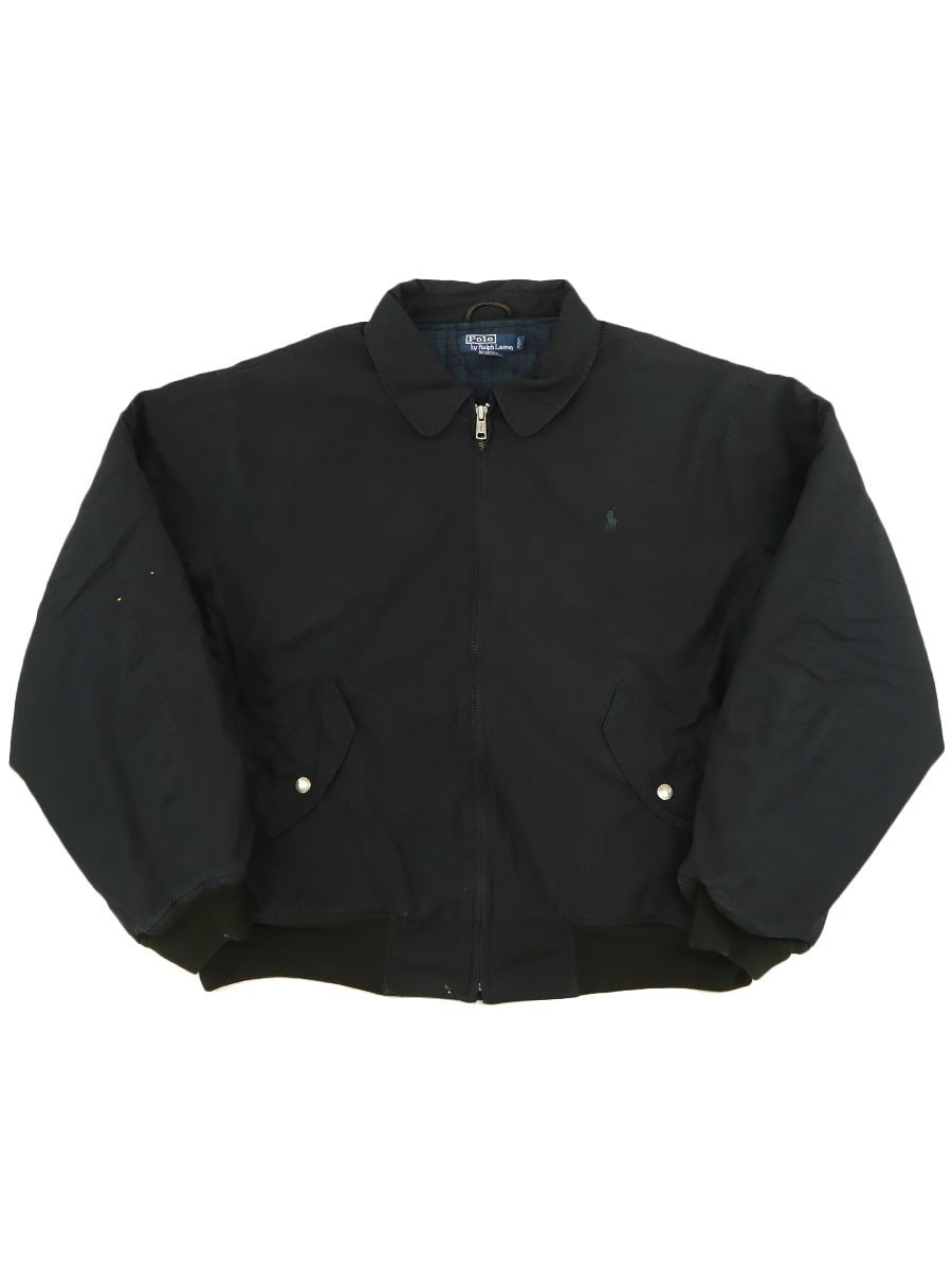 ラルフローレン 裏タータン 中綿スウィングトップ 表記(L) 黒 | すべて