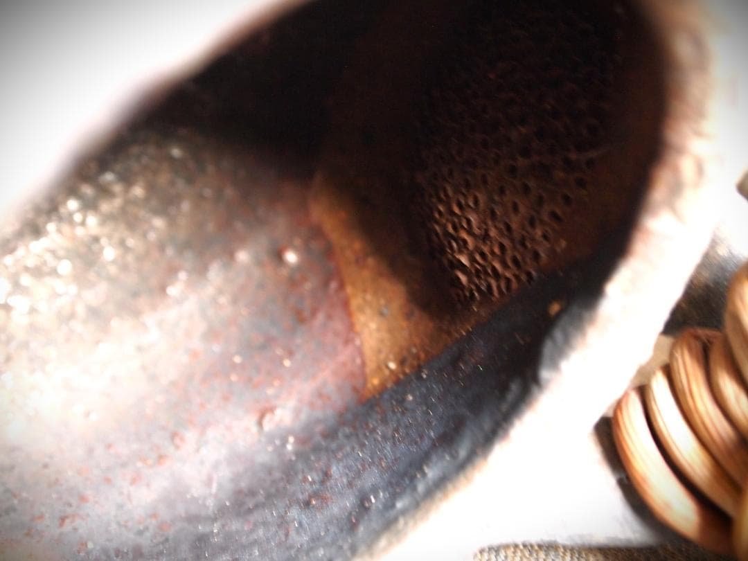 人気作家☆加地学【師：森岡成好】☆窯変黒土瓶 - メルカリ