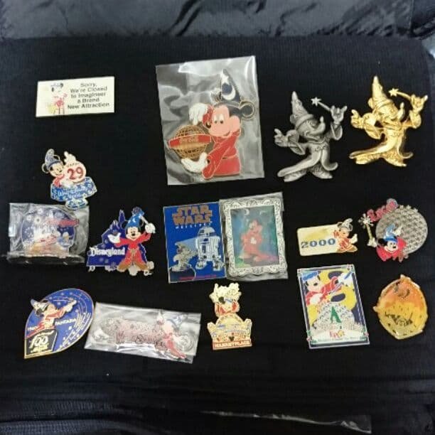ディズニー　ソーサラーミッキーピンバッジセット レア含む ディズニー ソーサラーミッキーピンバッジセット レア含む ディズニー