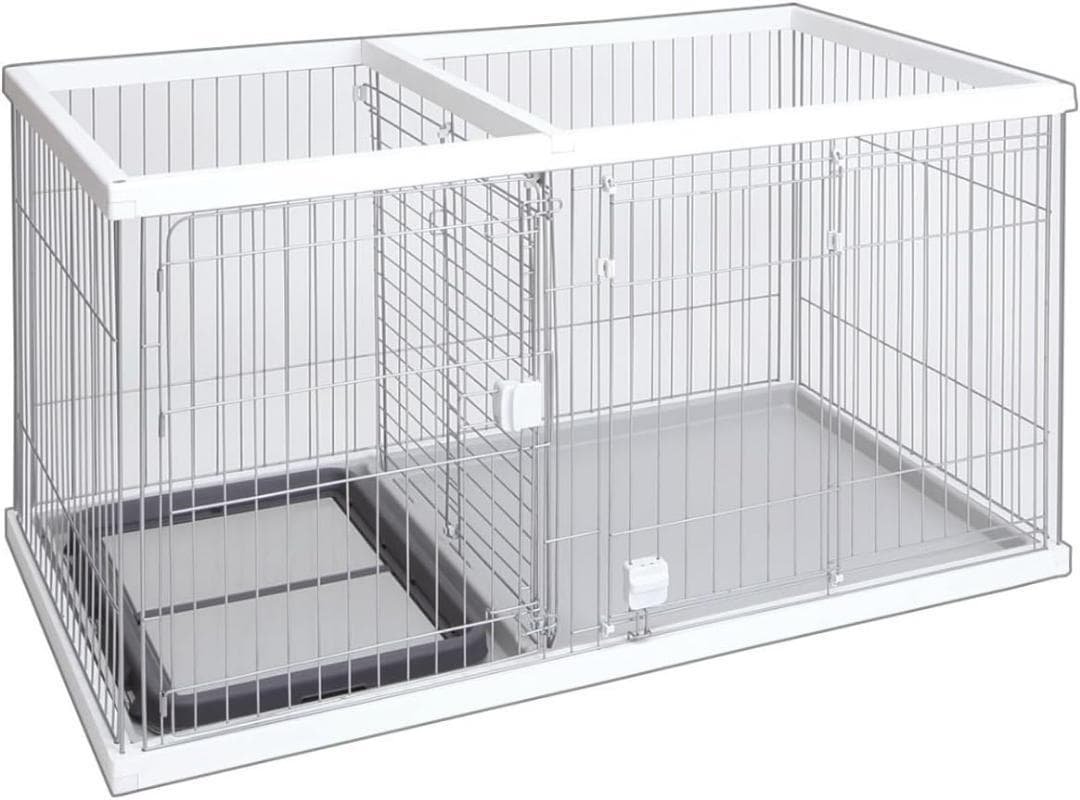 ペティオ (Petio) トイレのしつけドッグルームサークル ホワイトワイド Amazon.co.jp: ペティオ (Petio) トイレのしつけが出来る ドッグルーム