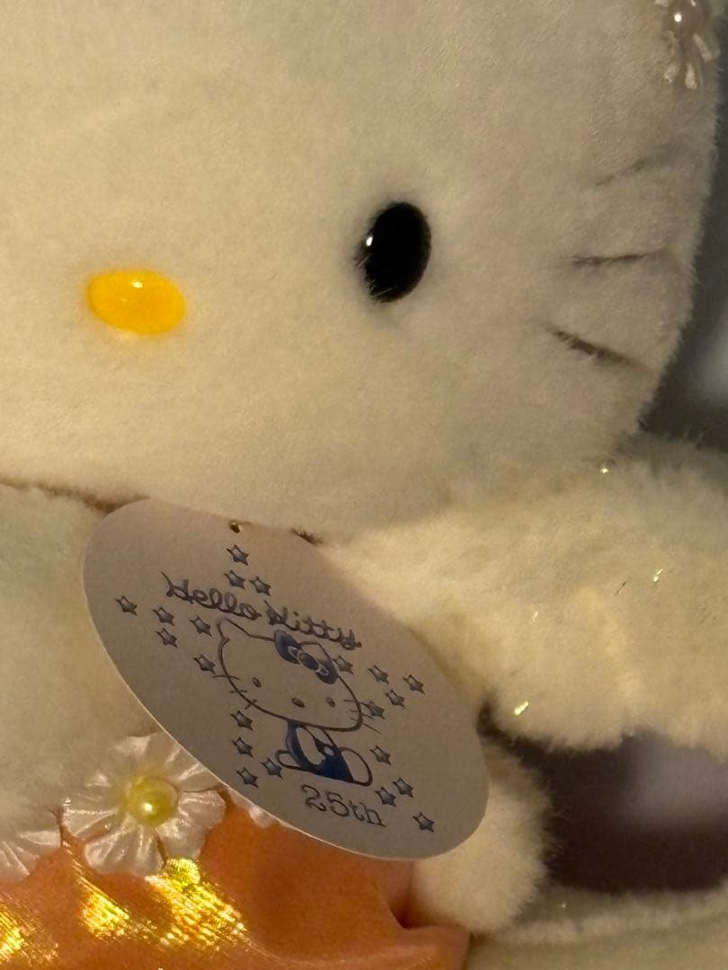 激レア】25周年記念ぬいぐるみ 1999年 キティ＆スワン 新品箱入り 特大