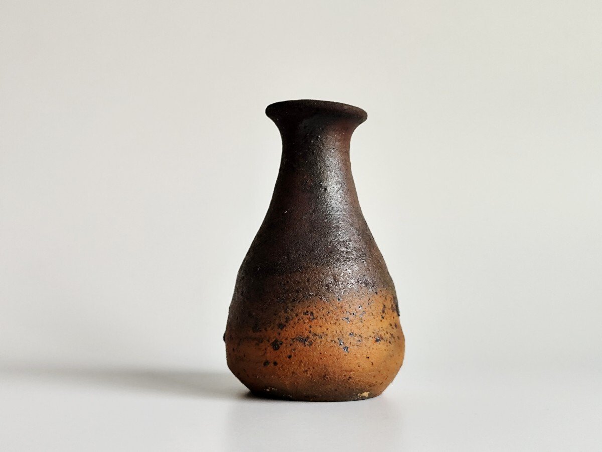 森岡成好 南蛮焼締 緋色 窯変 湯呑 茶碗 酒器 焼酎杯 送料無料 検 森岡