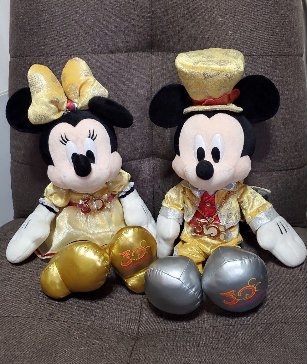 ディズニー 30周年記念 ミッキーミニーぬいぐるみ ビックセット