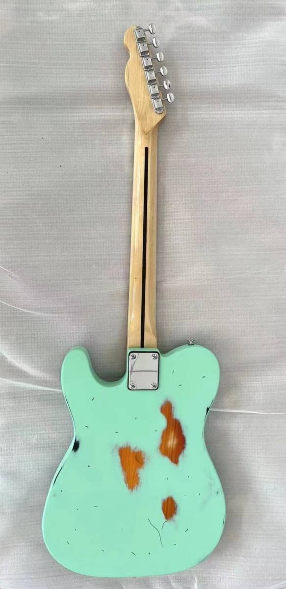 テレキャスターシンラインモデル レリック加工 オーバーラッカー調